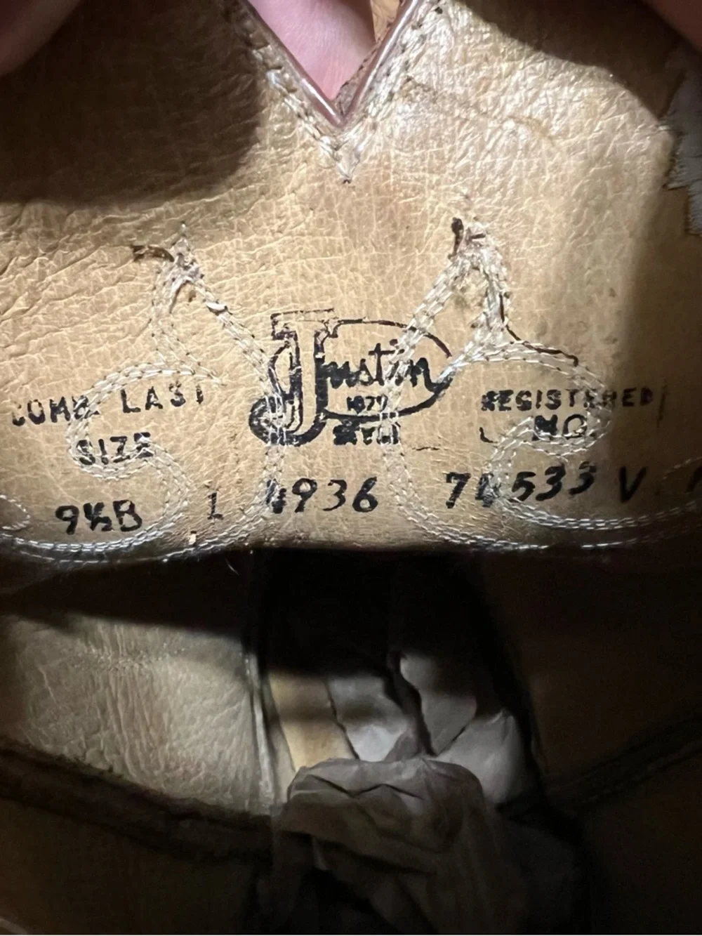 Justin Boots Women’s Size 9.5B - Picture 7 of 7
